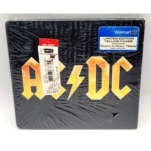 AC/DC Black Ice‎ YELLOW LOGO Cover DigiPak CD Factory SEALED 88697 38379 24
